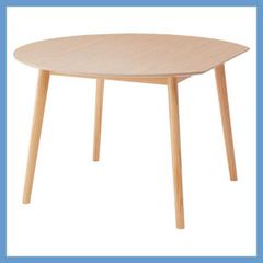 無印良品　廃盤　丸・サークル　天然木オーク材ダイニングテーブル　120cm 無印良品 廃盤 丸・サークル 天然木オーク材ダイニングテーブル 120cm