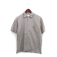 チャオパニック ティピー CIAOPANIC TYPY シャツ 半袖 リネン シンプル S グレー 灰 /KT16