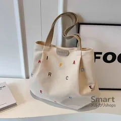 トートバッグ レディース ズック 大容量 刺繍ロゴ 学生 通勤バッグ 手提げバッグ M260318-9