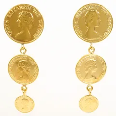 K18YG ピアス 総重量約1.0g