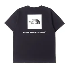 【美品】THE NORTH FACE ノースフェイス Tシャツ ネイビー 紺 サイズ:XL | バック スクエア ロゴ Tシャツ (S/S Back Square Logo Tee) | トップス カットソー 半袖【メンズ】【中古】