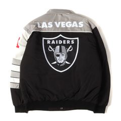 レア アヴィレックス × NFL レイダース コラボ バーシティジャケット 
