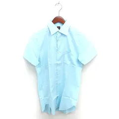 タケオキクチ TAKEO KIKUCHI タグ付き ステンカラー シャツ カジュアル 無地 シンプル 半袖 01 S ライトブルー 青 /TT