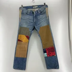 【中古】JUNYA WATANABE MAN パッチワークデニム インディゴ サイズM WQ-037 ジュンヤワタナベマン[24]