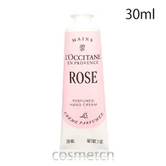 【メール便発送】 ロクシタン L'OCCITANE ローズ パフュームド ハンドクリーム 30ml （ハンドケア）