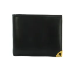 ダンヒル dunhill 財布 二つ折り 札入れ レザー 黒 ブラック /MI ■OS