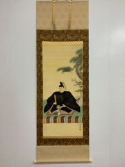 中国 美人画 唐寅 仕女図 三尺中堂掛け軸／表装済み - メルカリ