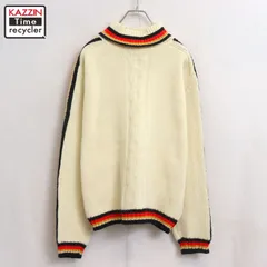 70s vintage Sears スキー タートルネック ニットセーター メンズ 表記Mサイズのサムネイル