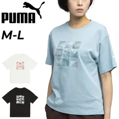 プーマ Tシャツ 半袖 レディース PUMA ESS エレベーテッド MX S/S Tee クルーネックT 吸水速乾 UVカット 女性 プリントT 半そで スポーツウェア  スポーツTシャツ レディースウエア   /693699