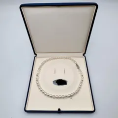 【中古】MIKIMOTO/ミキモト/パールネックレス/留具/K18/専用ケース付/現状品