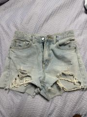 デニム ショートパンツ ダメージデニム デニム ハーフパンツ 44