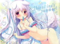 【中古】同人生活用品・バッグ・神社関連 【オリジナル】なつのいぬボタンつき塩ビポーチ(しらたま) C94/しらたまこのサムネイル