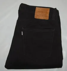 送料無料! USED Levis リーバイス カラーパンツ 505 BLACK系　W32　C-91
