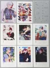 【中古】同人ポスター・タペストリー・カレンダー系 【僕のヒーローアカデミア】2022年度カレンダー 轟焦凍 2022.3/曇天