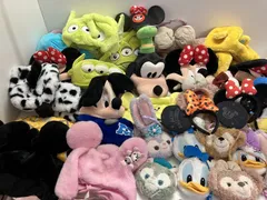 ◆ Disney ディズニー 約37点 まとめ商品 ファンキャップ カチューシャ ハット キャップ ポーチなど ミニー シェリーメイ ドナルド他 現状品