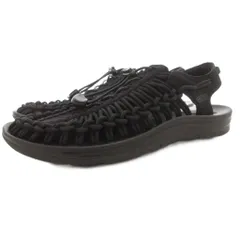 キーン KEEN ユニーク UNEEK サンダル ストラップ ロゴ スエード 1014097 26.5cm 黒 ブラック /GV ■GY18