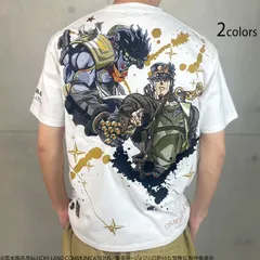 絡繰魂×ジョジョの奇妙な冒険コラボ 空条承太郎半袖Tシャツ◆絡繰魂