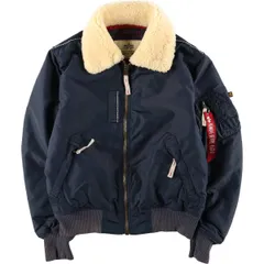 古着 民間品 アルファ ALPHA B-15タイプ 中綿入り ミリタリー フライトジャケット メンズL相当/eaa495264