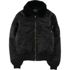 古着 民間品 アルファ ALPHA B-15タイプ SLIM FIT 中綿入り ミリタリー フライトジャケット メンズM相当/eaa495271