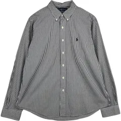 古着 ラルフローレン Ralph Lauren RALPH LAUREN CUSTOM FIT 長袖 ボタンダウンストライプシャツ メンズXL相当/eaa495519