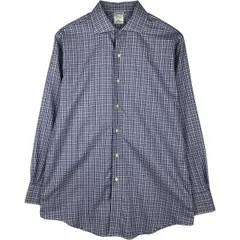 古着 ブルックスブラザーズ Brooks Brothers Est.1818 REGENT 長袖 コットンチェックシャツ メンズM相当/eaa495554