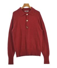 NKNIT ンニット レッド サイズ:1(S) | 24秋冬 ラクーン メタルボタン ポロニット | raccoon mix skipper KNIT | プルオーバー 長袖 クロップド丈 コンパクト ウール | トップス セーター【レディース】【中古】 NKNIT raccoonmix skipper KNIT② - メルカリ