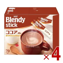 AGF ブレンディスティック ココアオレ コーヒー スティック 70本 インスタントコーヒー 大容量 まとめ買い 4個のサムネイル