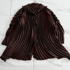 ジャケット・アウター ISSEY MIYAKE Jacket 14AW steam brown 2 14AW ISSEY MIYAKE Jacket steam brown 2 - メルカリ
