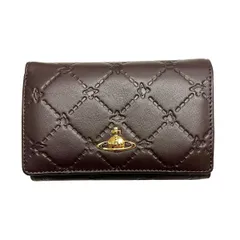 【※アウトレット※】ヴィヴィアンウエストウッド Vivienne Westwood 財布 二つ折り財布 折りたたみ財布 小銭入れ付き 2232VV58 212 ANGEL ORB エンジェルオーブ TESTA DI MORO ダークブラウン系
