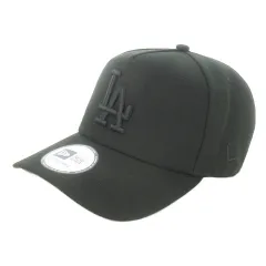 ニューエラ NEW ERA MLB ロサンゼルスドジャース 帽子 キャップ 野球帽 BBキャップ ロゴ刺繍 黒 ブラック /AO4 ■GY18