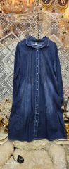デニム ロング シャツ ONE PIECE デニムシャツ
