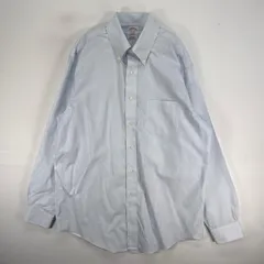 古着 ブルックスブラザーズ Brooks Brothers 長袖シャツ ボタンダウン 胸ポケ MADISON M  ブルー系 ストライプ メンズ