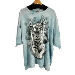 ギルダン GILDAN タイダイ柄 フロントアニマルプリント S/S Tシャツ メンズ  3XL