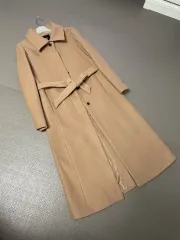 chuua ハンドメイド ウール混 ロング コート 55