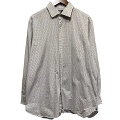 Polo by Ralph Lauren REGENT L/S Shirt 白青 17-34 XL相当 ラルフローレン 裾ポニー