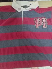 ポロジーンズ ストライプ ラグビー Tシャツ