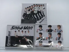 Snow Man CD 3点セット Grandeur 初回盤A/B/通常盤(初回スリーブ仕様)