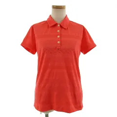 ナイキゴルフ NIKE GOLF ポロシャツ 半袖 オレンジ系 L
