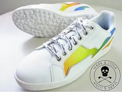 正規品★MARK&LONA マーク＆ロナ★スパイクレスゴルフスニーカー28cm Karma Camo Golf Sneaker 【MLS-3B-SS03】ホワイト白【本物保証】完売のサムネイル