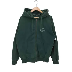 エクストララージ XLARGE BACKSIDE SLANTED OG ZIP HOODED SWEATSHIRT フルジップパーカー メンズ JPN：M 