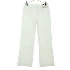 UNIQLO ユニクロ フレアパンツ 61 ホワイト レディース 古着