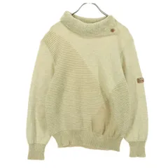 LANCEL ランセル ワッペン 長袖 タートルネック セーター 9 ベージュ ニット レディース 古着のサムネイル