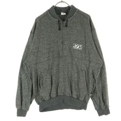 asics アシックス プリント 長袖 コットン ブルゾン LL グレー Rawlings ローリングス メンズ 古着のサムネイル