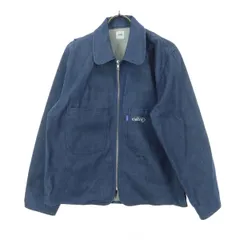 ciatre シアター 長袖 フルジップ デニムジャケット L ブルー系 メンズ 古着