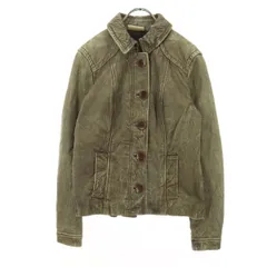 DKNY JEANS ディーケーエヌワイ ジーンズ 長袖 レザージャケット S ブラウン レディース 古着