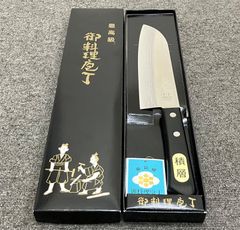 名匠秀貞作☆サンドビックスウェーデン鋼三層鋼包丁関刃物本割込