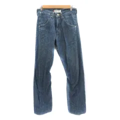 リーバイス Levi's デニムパンツ ジーンズ ストレートパンツ ロング丈 ボタンダウン W29 S 青 ブルー /YK7