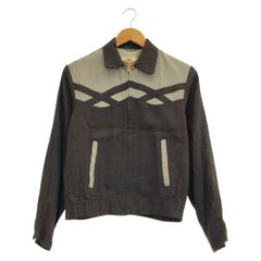 50s ブルゾン ギャバジャン ロカビリー 切り返し サックスブルー 程度 