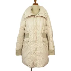 フィラ FILA GOLF ゴルフ ダウンコート ジャケット M アイボリー ベージュ