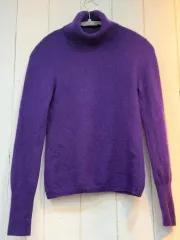 UNIQLO ユニクロ カシミア タートルネック パープル